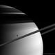 Illustration for article titled A Moon Of Saturn Has Its Moment In The Sun In This Stunning Ringscape